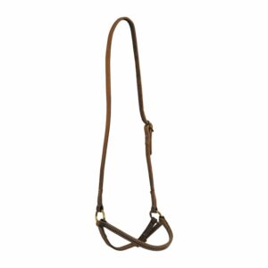 Chiudibocca Western Pool's in Cuoio con Anelli