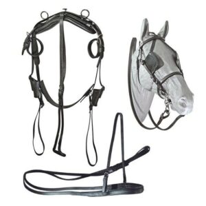 Finimento per Calesse in Cuoio Pony