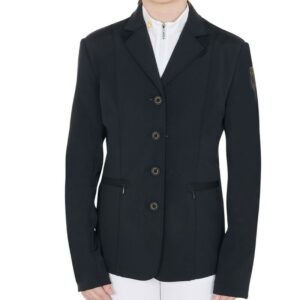 Giacca Equestro Bambino da Concorso Modello Exclusive Nero