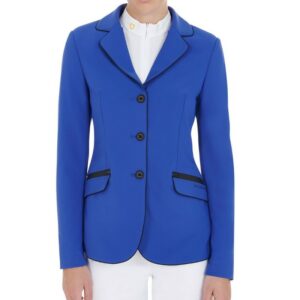 Giacca Equestro Donna in Tessuto Tecnico Blu Royal