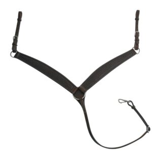 Pettorale Western in Cuoio Robusto con Lavorazione Basket