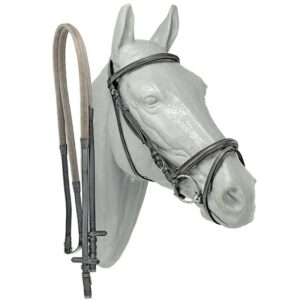 Briglia Inglese in Cuoio Superiore e Redini