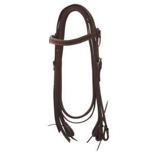 Briglia Western Lakota con Lavorazione Basket e Redini