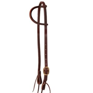 Testiera Western ad Orecchio in Cuoio Made in USA