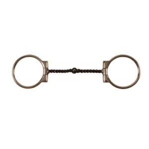 Filetto Western a D Torciglione in Ferro Nero Grosso