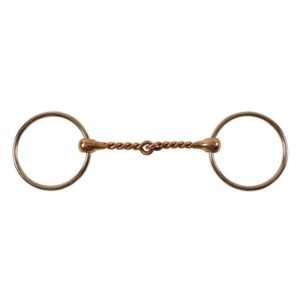 Filetto Western ad Anelli Torciglione Grosso in Rame