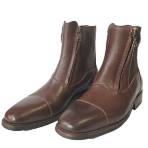 Stivaletti Inglesi De Niro Boot in Pelle con Zip