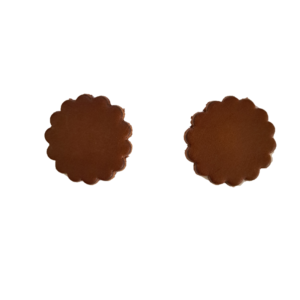 Rosette in Cuoio Grande per Sella Western