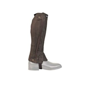 Gambali Bambino in Pelle Scamosciata con Zip