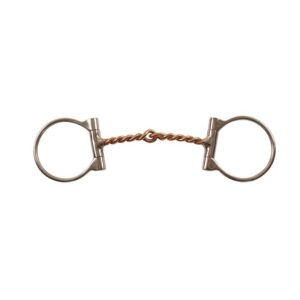 Filetto Western a D Inox con Torciglione in Rame Grosso