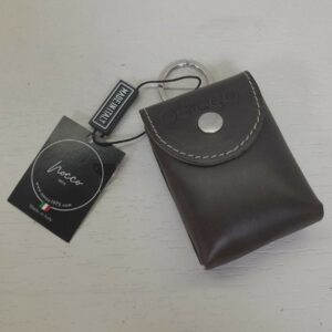 Portachiavi con Porta Telecomando in Pelle Testa di Moro