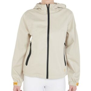 Impermeabile Equestro Donna in Tessuto Tecnico a Tre Strati Beige