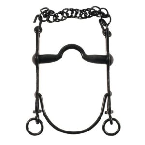 Morso Spagnolo in Ferro Nero Aste Fisse e Barbozzale
