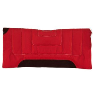 Sottosella Western Poolâ€™s in Cordura ed Interno in Pelliccetta Morbida Rosso