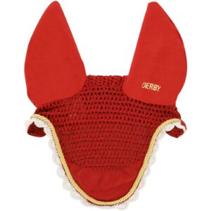 Cuffia Derby in Cotone con Cordino Rosso Dorato