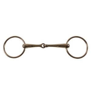 Filetto ad Anelli Snodato con Imboccatura Piena Spessore 14 mm