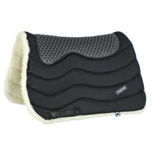 Sottosella Trekking in Lana e Tessuto Tech con Salvaschiena Nero