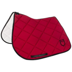 Sottosella Inglese Equestro modello Gp con Logo Bordeaux Nero