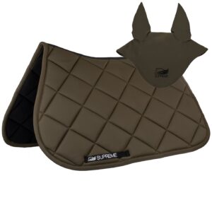 Sottosella e Cuffietta Supreme in Tessuto Tecnico Verde Militare