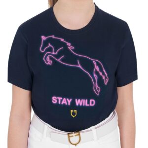 T-Shirt Bambina Equestro Stay Wild
