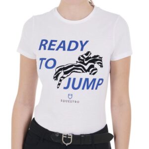 T-Shirt Donna Equestro Ready To Jump