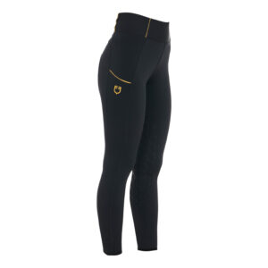 Leggings Equestro Donna Full Grip Pile Interno Nero
