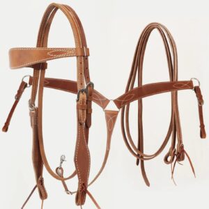 Briglia e Pettorale Western Modello Santee