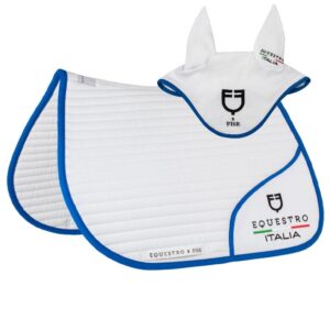 Sottosella e Cuffietta Salto Equestro x Fise Bianco