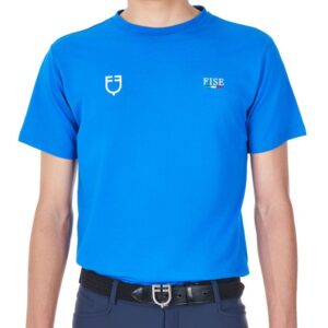 T-Shirt Equestro X Fise Uomo Azzurro