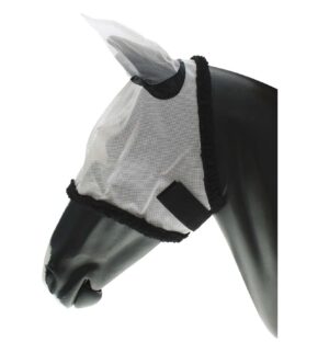 Maschera Antimosche Pvc con Copriorecchie e Chiusura in Velcro