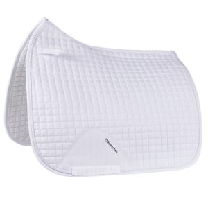 Sottosella Equestro Dressage in Cotone Bianco