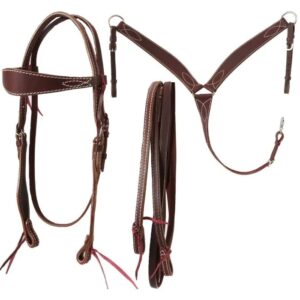 Briglia e Pettorale Western Modello Beaver