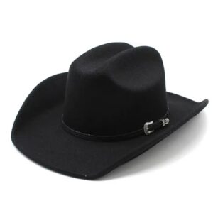 Cappello Western in Feltro Nero