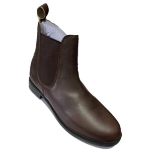 Stivaletti Winner in Pelle Modello Jodhpur Testa di Moro