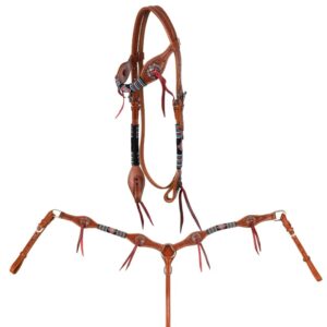 Testiera e Pettorale Western Pool's con Decorazioni Deluxe