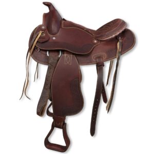 Sella Western Silver Horse Modello Indiana