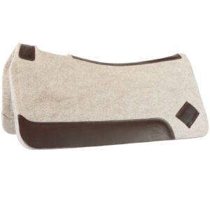 Sottosella Western Silver Horse in Feltro Grigio