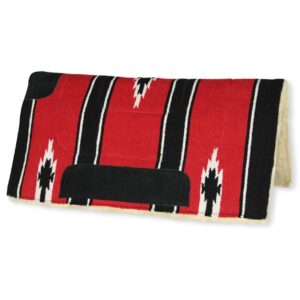 Sottosella Western in Navajo e Lana Rosso