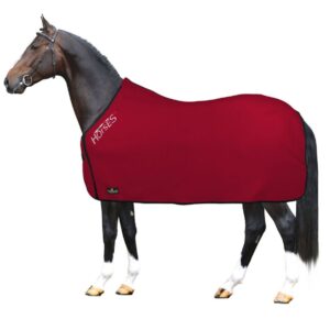 Coperta in Pile Horses Basic Rosso