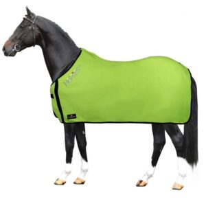 Coperta in Pile Horses Basic Verde Lime