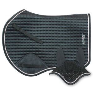 Sottosella e Cuffietta Horses Modello Edith Nero