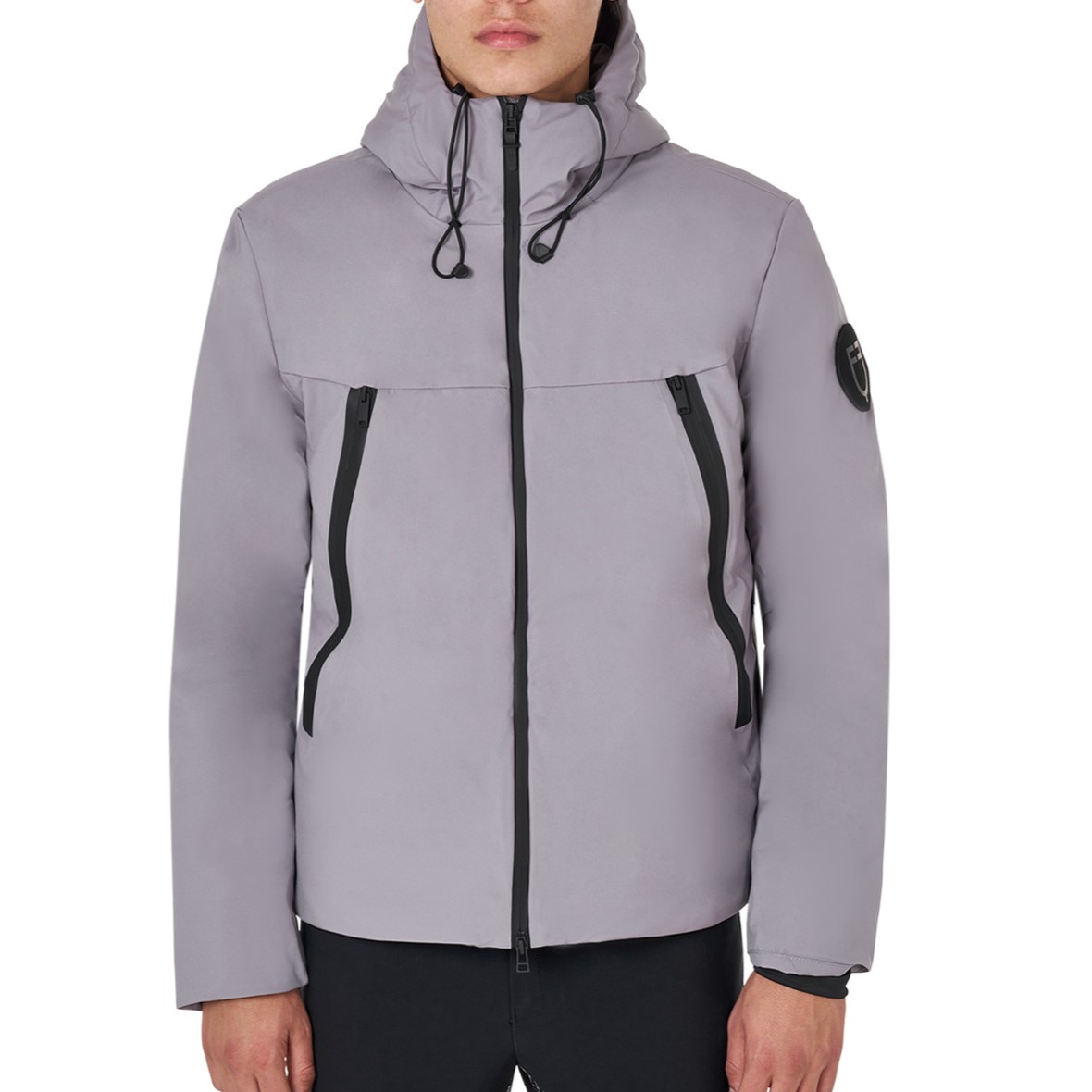 Giacca Equestro Uomo Impermeabile ed Antivento Grigio